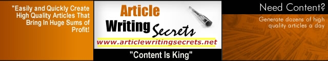 Article Writing Secrets